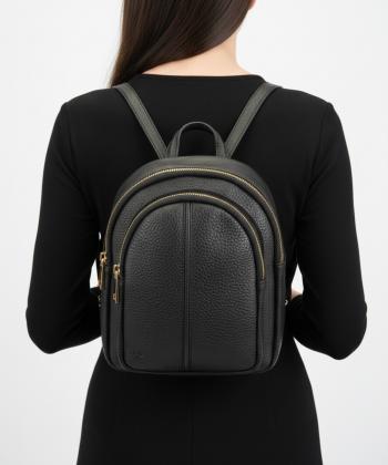 کوله پشتی چرم طبیعی نوین چرم Novin Leather مدل لیلیا