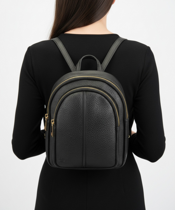 کوله پشتی چرم طبیعی نوین چرم Novin Leather مدل لیلیا __AF