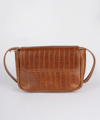 کیف دوشی چرم زنانه لانکا Lanka Leather مدل HBM-6