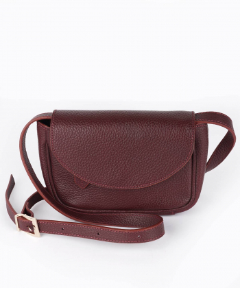 کیف دوشی چرم زنانه لانکا Lanka Leather مدل HBM-6