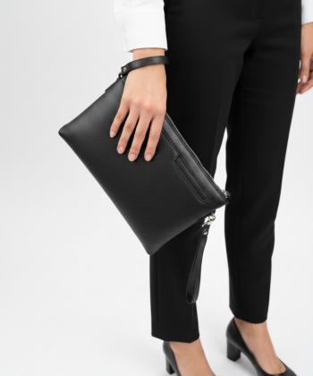 کیف دستی چرم طبیعی نوین چرم Novin Leather مدل آیکان