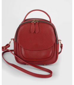 کوله پشتی زنانه چرم طبیعی چرم لانکا Lanka Leather مدل BPM-5