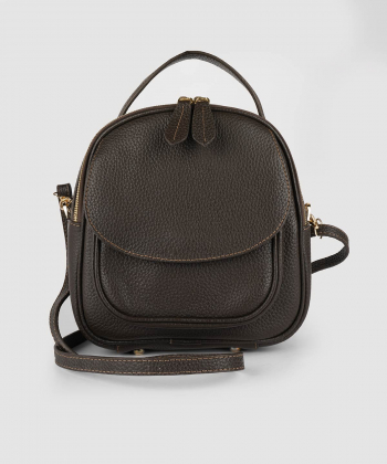 کوله پشتی زنانه چرم طبیعی چرم لانکا Lanka Leather مدل BPM-5