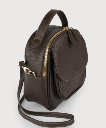 کوله پشتی زنانه چرم طبیعی چرم لانکا Lanka Leather مدل BPM-5