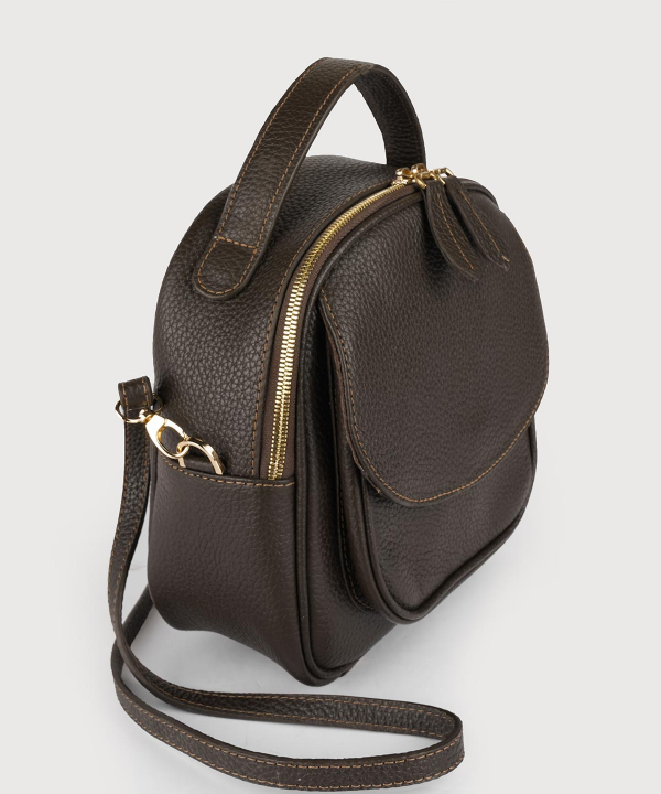 کوله پشتی زنانه چرم طبیعی چرم لانکا Lanka Leather مدل BPM-5