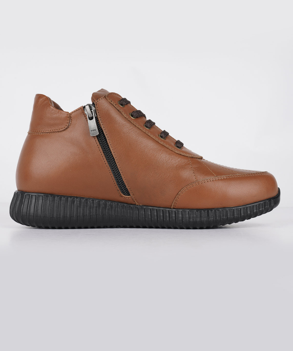 نیم بوت زنانه چرم کروکو Croco Leather مدل 3007 PDK