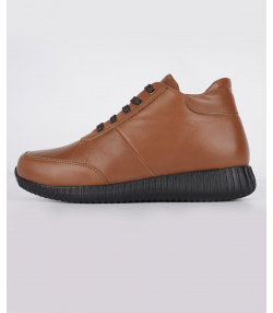 نیم بوت زنانه چرم کروکو Croco Leather مدل 3007 PDK