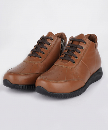نیم بوت زنانه چرم کروکو Croco Leather مدل 3007 PDK