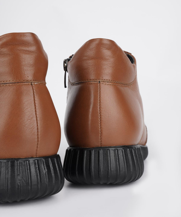 نیم بوت زنانه چرم کروکو Croco Leather مدل 3007 PDK