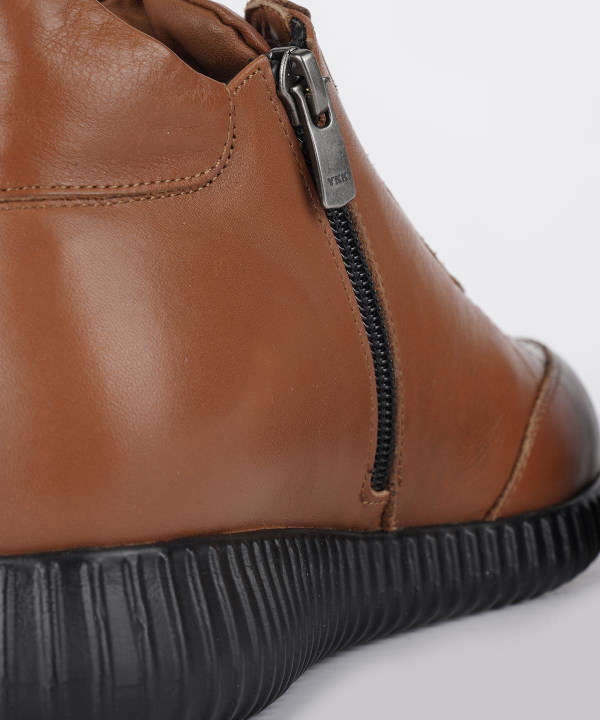 نیم بوت زنانه چرم کروکو Croco Leather مدل 3007 PDK