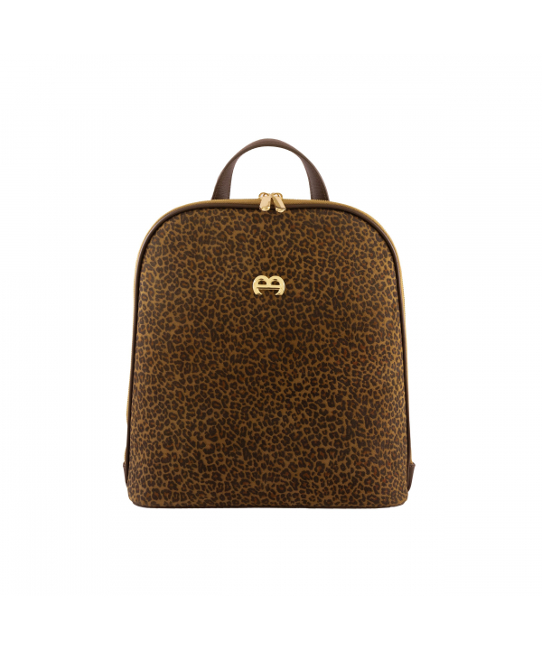 کوله پشتی زنانه چرم طبیعی منط مدل f139