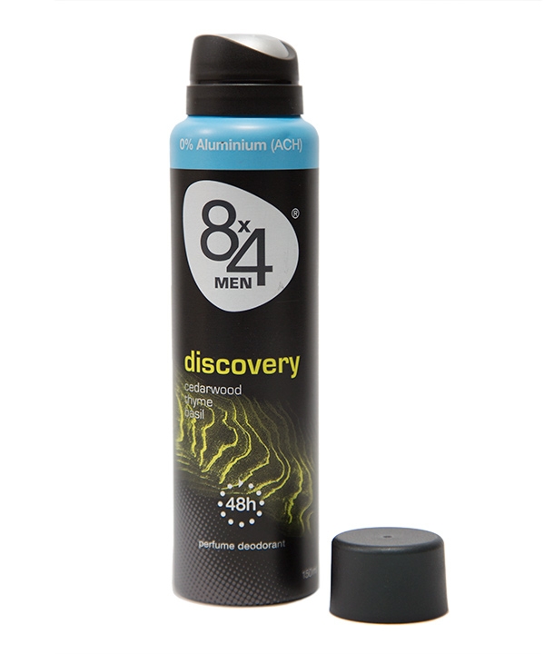 اسپری مردانه 8x4 مدل Discovery حجم 150 میلی لیتر