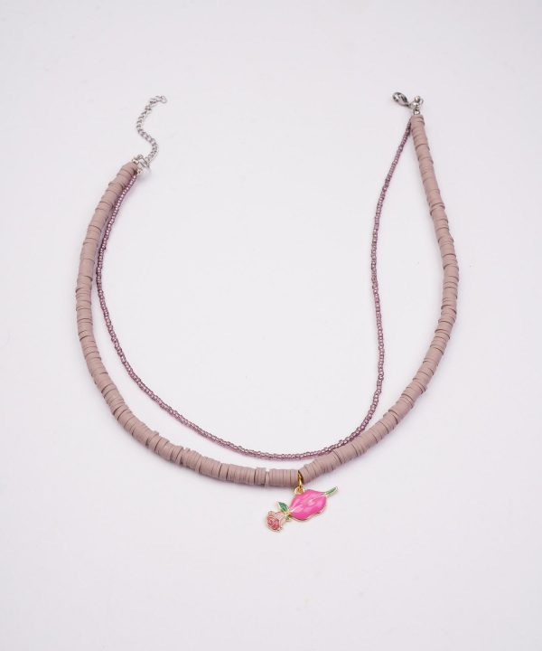 گردنبند زنانه قلم فلزی مدل necklace2L68 __D