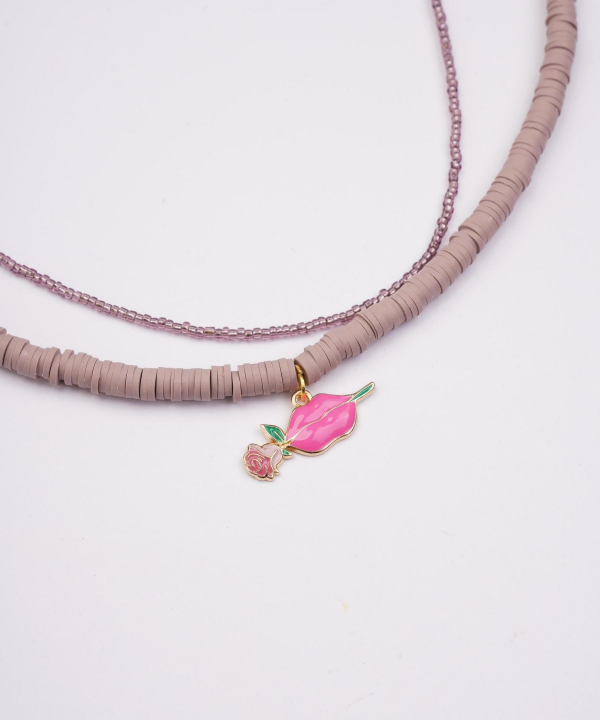 گردنبند زنانه قلم فلزی مدل necklace2L68 __D
