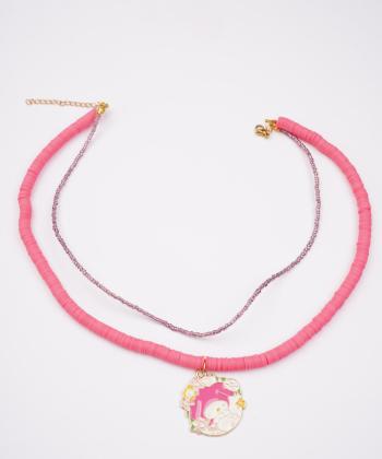 گردنبند زنانه قلم فلزي مدل necklace2L34