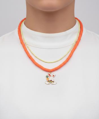 گردنبند زنانه قلم فلزي مدل necklace2L86