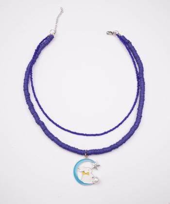گردنبند زنانه قلم فلزي مدل necklace2L52
