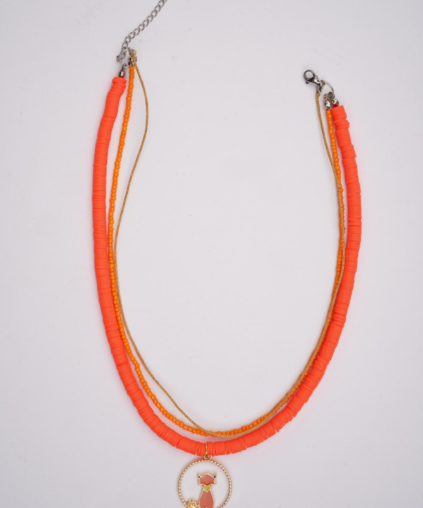 گردنبند زنانه قلم فلزی مدل necklace2L18 __D