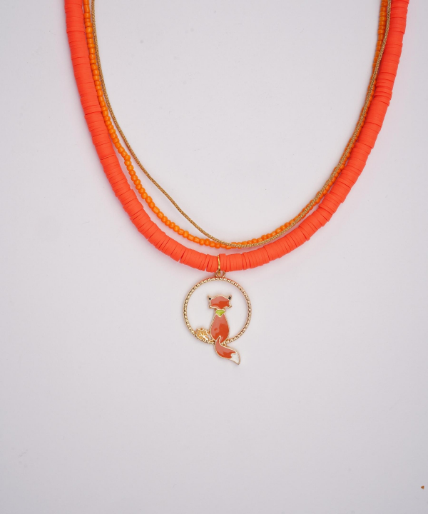 گردنبند زنانه قلم فلزی مدل necklace2L18 __D