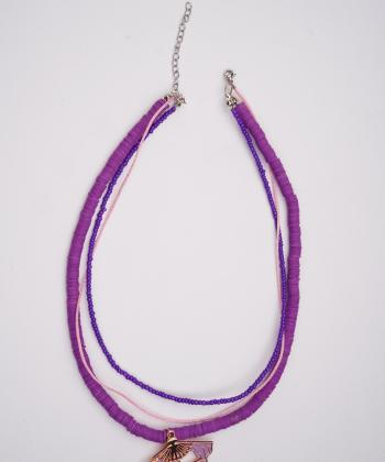 گردنبند زنانه قلم فلزي مدل necklace2L36