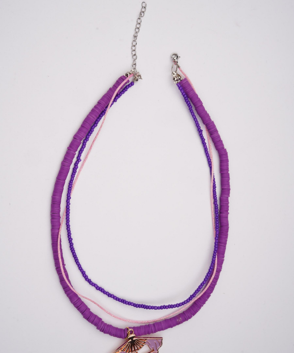 گردنبند زنانه قلم فلزی مدل necklace2L36 __D
