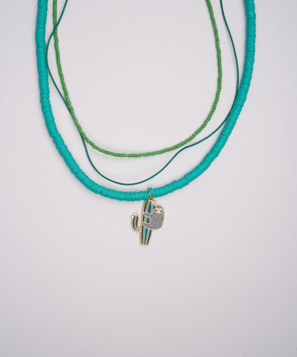 گردنبند زنانه قلم فلزی مدل necklace2L20 __D