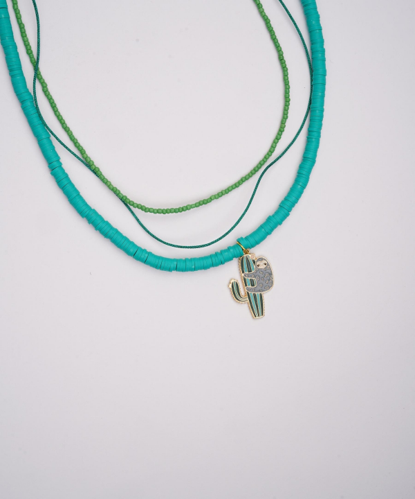 گردنبند زنانه قلم فلزی مدل necklace2L20 __D