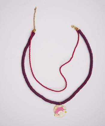 گردنبند زنانه قلم فلزي مدل necklace2L73
