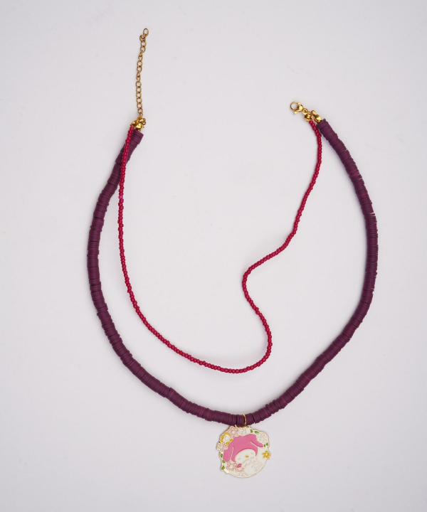 گردنبند زنانه قلم فلزی مدل necklace2L73 __D