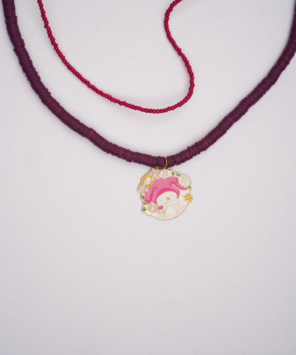 گردنبند زنانه قلم فلزی مدل necklace2L73 __D