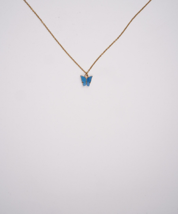 گردنبند زنانه قلم فلزی مدل necklacehelia06 __D