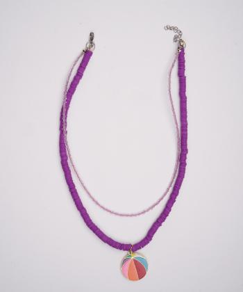 گردنبند زنانه قلم فلزي مدل necklace2L38