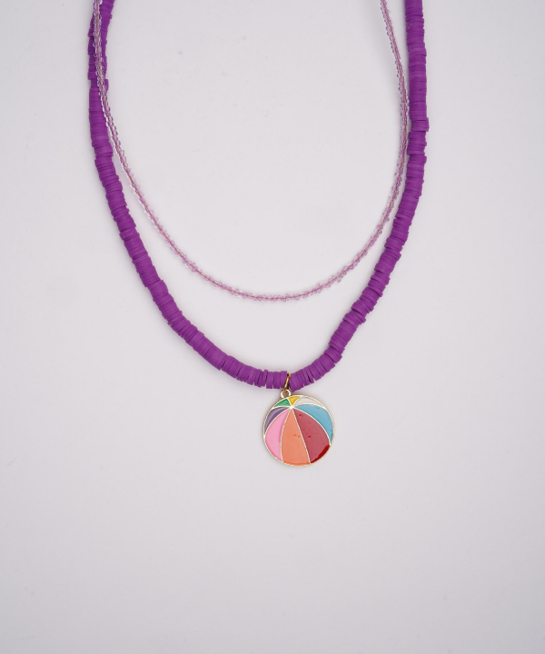 گردنبند زنانه قلم فلزی مدل necklace2L38 __D