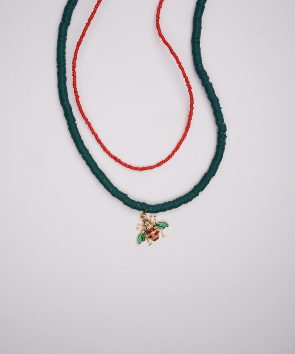 گردنبند زنانه قلم فلزی مدل necklace2L83 __D
