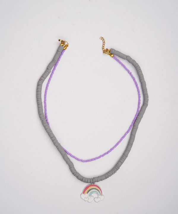 گردنبند زنانه قلم فلزی مدل necklace2L80 __D
