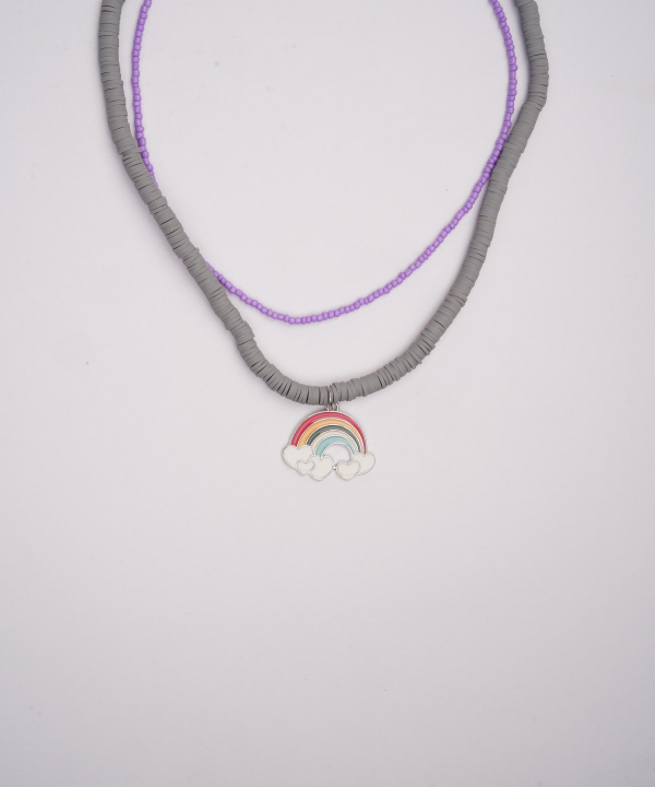 گردنبند زنانه قلم فلزی مدل necklace2L80 __D