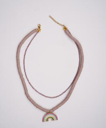 گردنبند زنانه قلم فلزي مدل necklace2L81