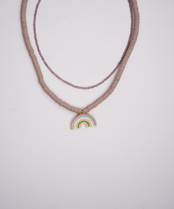 گردنبند زنانه قلم فلزی مدل necklace2L81 __D