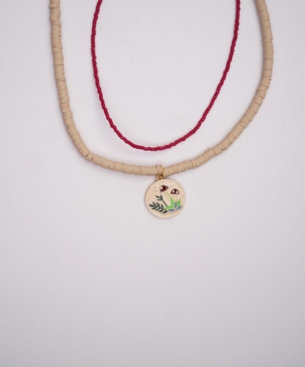 گردنبند زنانه قلم فلزی مدل necklace2L54 __D