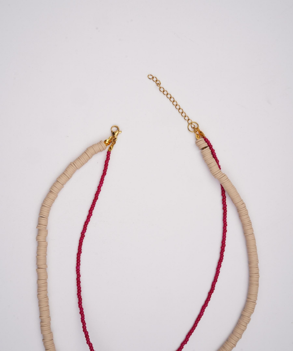 گردنبند زنانه قلم فلزی مدل necklace2L54 __D