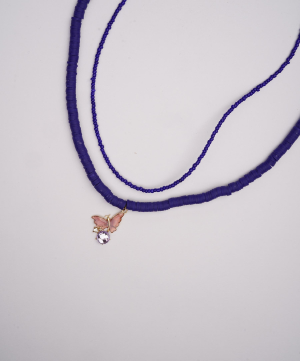 گردنبند زنانه قلم فلزی مدل necklace2L67 __D