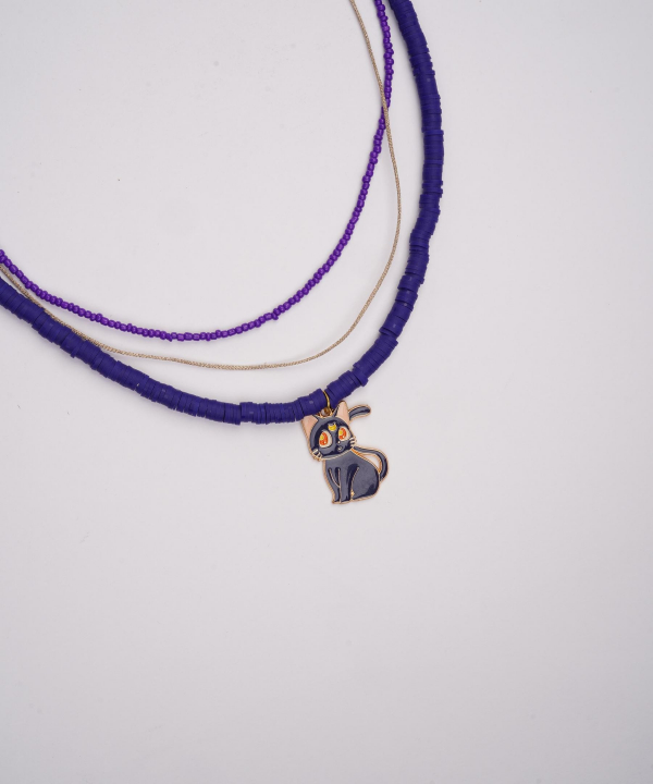 گردنبند زنانه قلم فلزی مدل necklace2L23 __D
