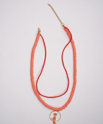 گردنبند زنانه قلم فلزي مدل necklace2L53