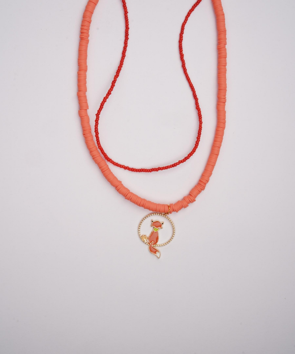 گردنبند زنانه قلم فلزی مدل necklace2L53 __D