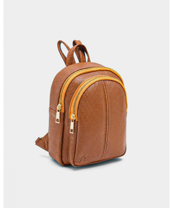 کوله پشتی چرم طبیعی نوین چرم Novin Leather مدل لیلیا