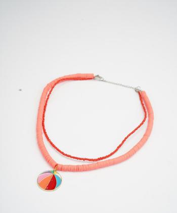 گردنبند زنانه قلم فلزي مدل necklace2L33