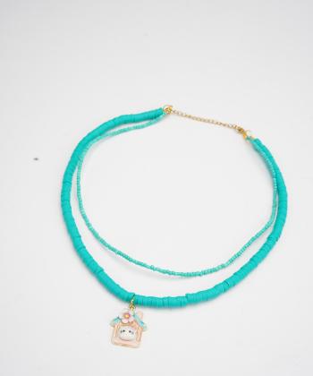 گردنبند زنانه قلم فلزي مدل necklace2L45