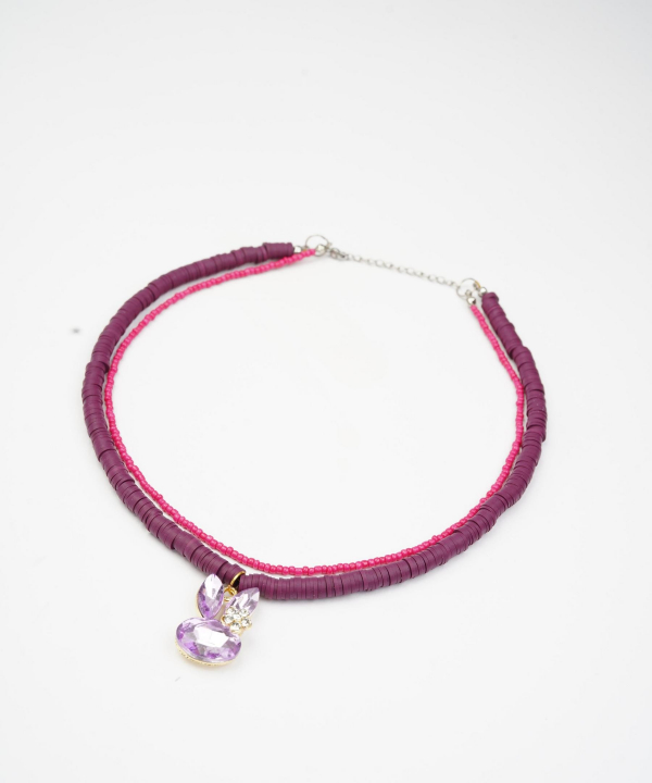 گردنبند زنانه قلم فلزی مدل necklace2L16 __D