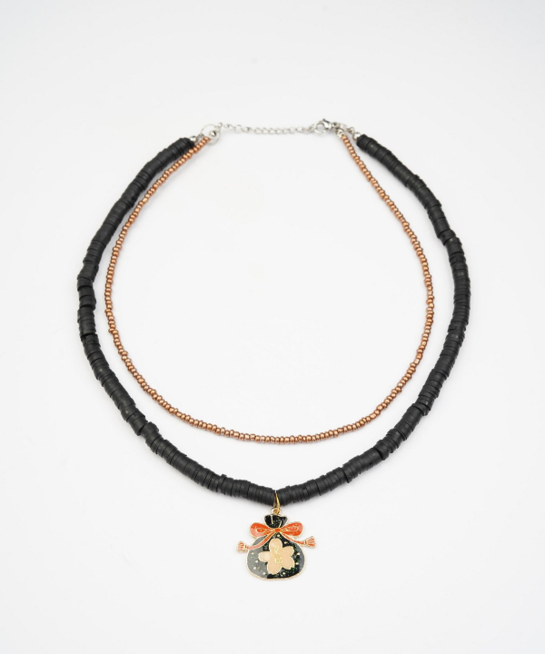گردنبند زنانه قلم فلزی مدل necklace2L66 __D