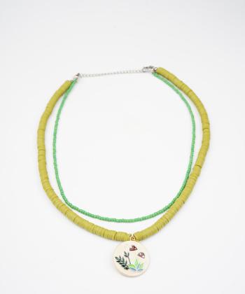 گردنبند زنانه قلم فلزي مدل necklace2L31